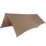 OneTigris Bulwark Camping Tarp, 100% Waterproof Bushcraft Shelter,...