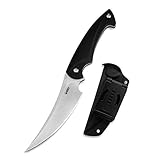 KUBEY Scimitar KU231 10.4in Fixed Blade Hunting Knives with 5.4in...