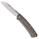 Benchmade - Proper 319 Knife, Sheepsfoot Blade, Plain Edge, Satin...
