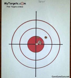 Kahr Arms MK40 target results