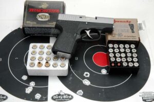 Kahr Arms P380 target results photo