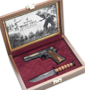 photo of Browning 1911 commemorative set