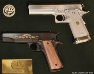 photo of STI 100th anniversary 1911 pistol