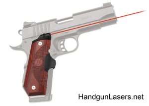 Crimson Trace Master Series Lasergrips 1911 Bobtail Rosewood right side