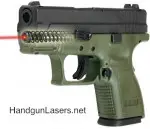 Lasermax Guid Rod Laser Springfield XD 3 inch 9mm and 40 Left Side photo
