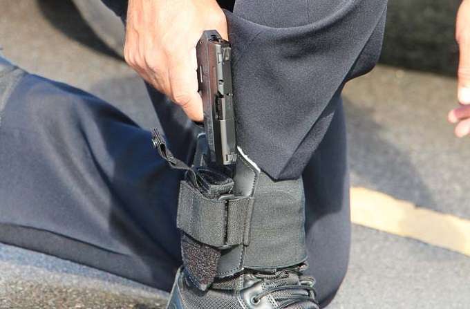 Putting Gun In Ankle Holster