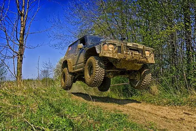 Jumping With Truck