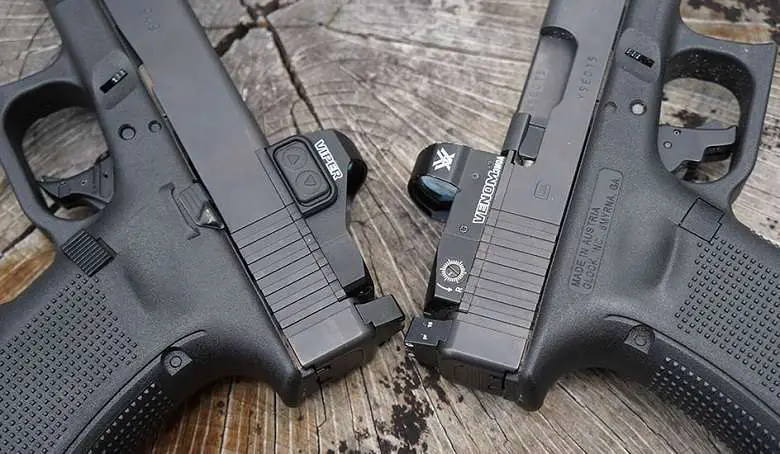 Vortex Venom And Viper On Handguns