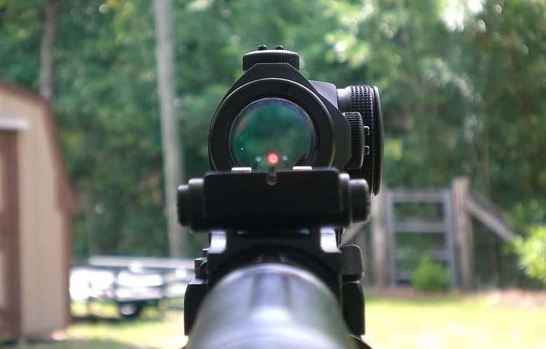 Looking Through Dot Sight