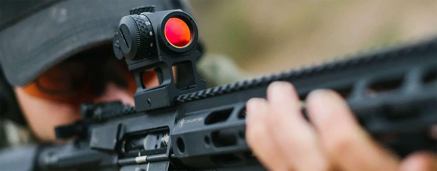Red Dot on a Gun