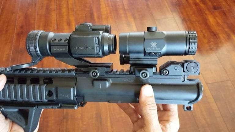 Vortex VMX-3T Magnifier Mounted