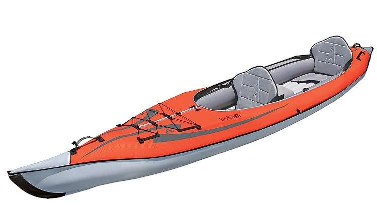 Orange Fishing Kayak