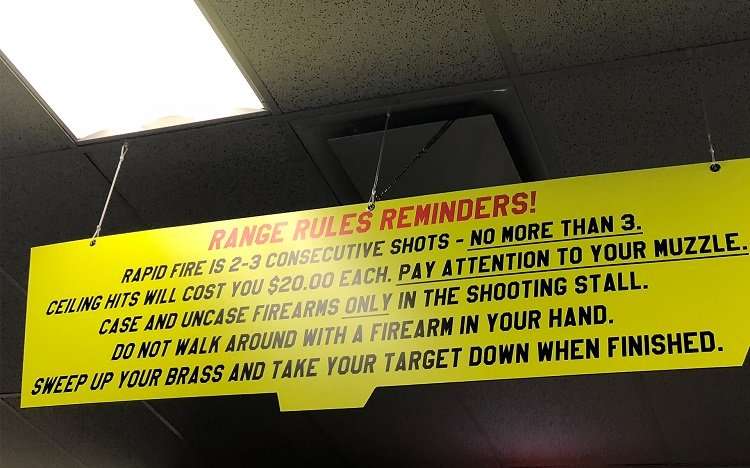 Shooting Range Rules