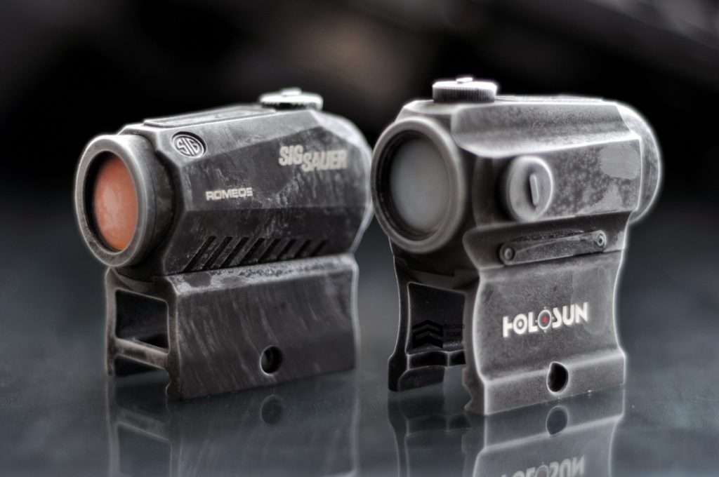 sig romeo5 vs holosun 403b red dot sights freeze test