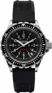 Marathon 41mm Diver's Quartz (Tsar) Swiss Made Military Issue Milspec Watch with Tritium Illumination 