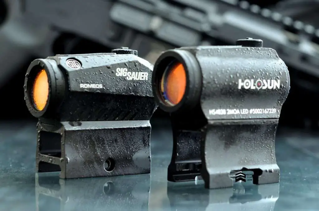 Sig Romeo 5 red dot sight vs Holosun 403b red dot