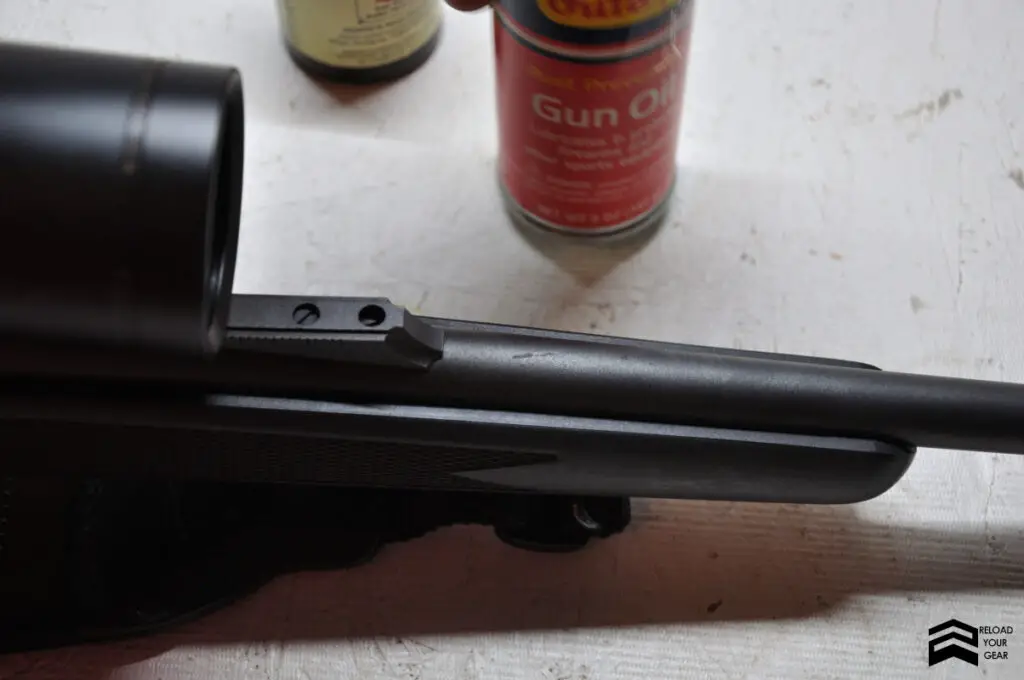 gun barrel with rust