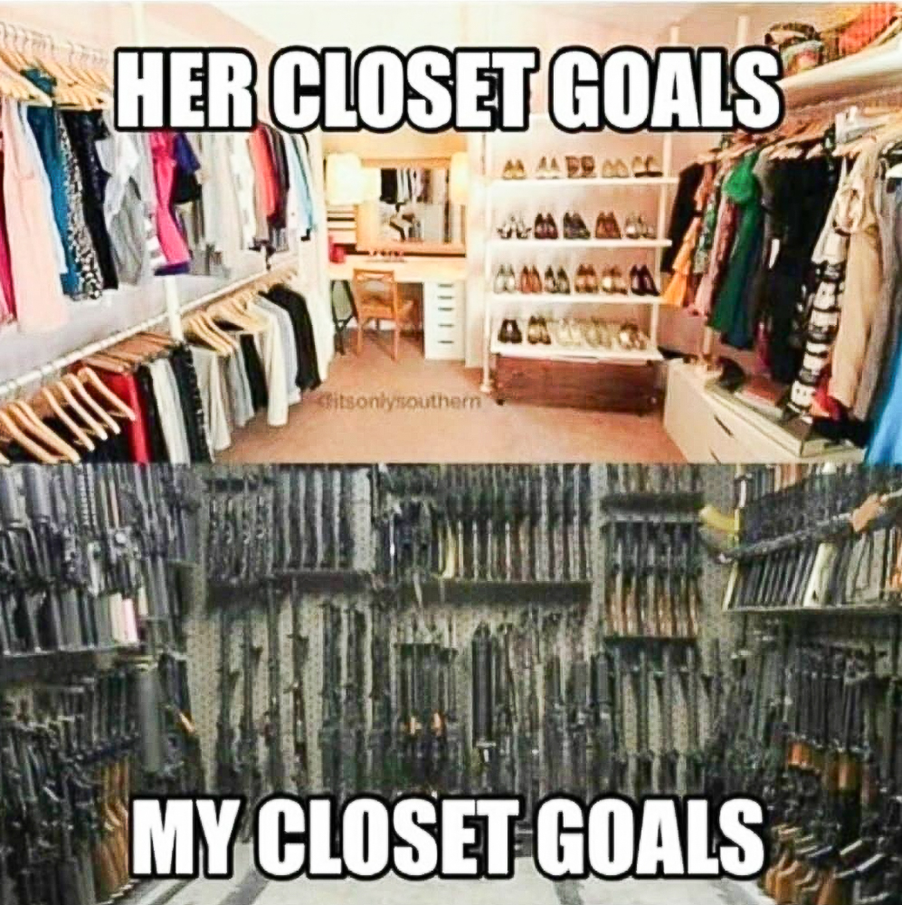 Gun meme gun room goals