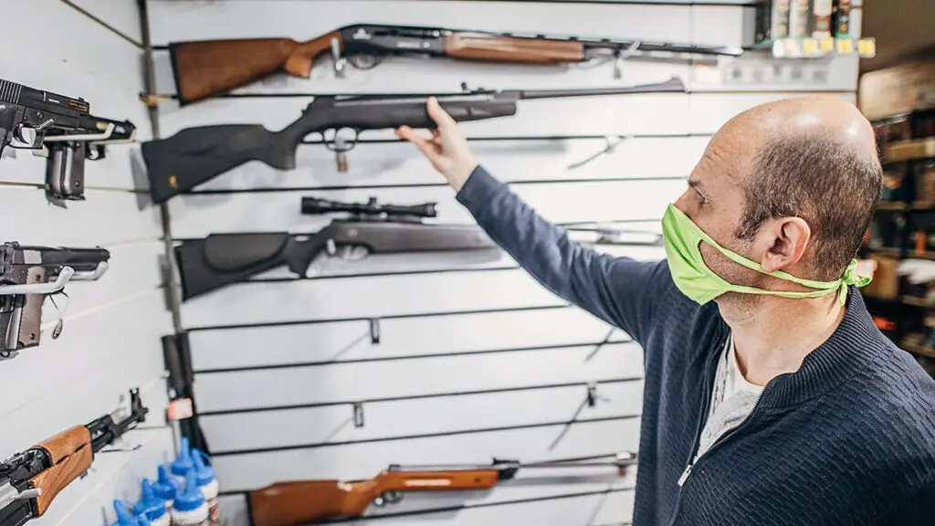 Gun store owner during pandemic